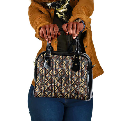 Mali Mud Cloth Legacy Shoulder Handbag African Tribal Pattern - African Pride