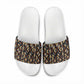 Mali Mud Cloth Legacy Pattern Slide Sandals Ethnic Geometry Style