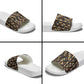 Mali Mud Cloth Legacy Pattern Slide Sandals Ethnic Geometry Style