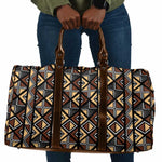 Mali Mud Cloth Legacy Pattern Travel Bag Ethnic Geometry Style