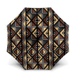 Mali Mud Cloth Legacy Pattern Umbrella Ethnic Geometry Style