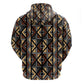 Mali Mud Cloth Legacy Zip Hoodie African Tribal Pattern - African Pride