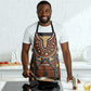 Mali Mud Cloth African Village Apron Ethnic Geometry Style