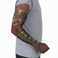 Mali Mud Cloth African Village Arm Sleeves Ethnic Geometry Style