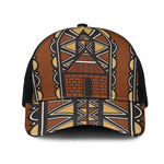 Mali Mud Cloth Village Legacy Baseball Net Cap African Tribal Pattern - African Pride