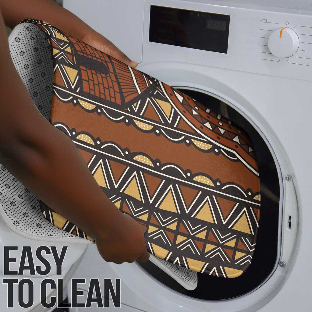 Mali Mud Cloth African Village Bathroom Set Ethnic Geometry Style