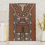 Mali Mud Cloth Village Legacy Canvas Wall Art African Tribal Pattern - African Pride