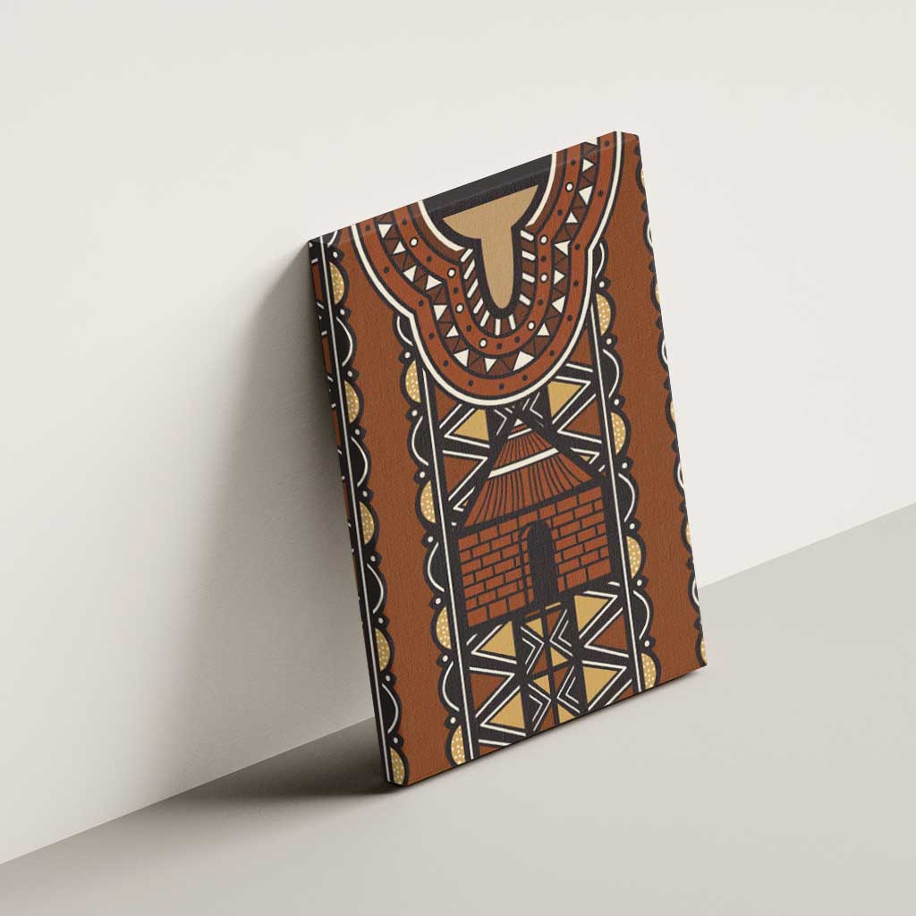 Mali Mud Cloth Village Legacy Canvas Wall Art African Tribal Pattern - African Pride