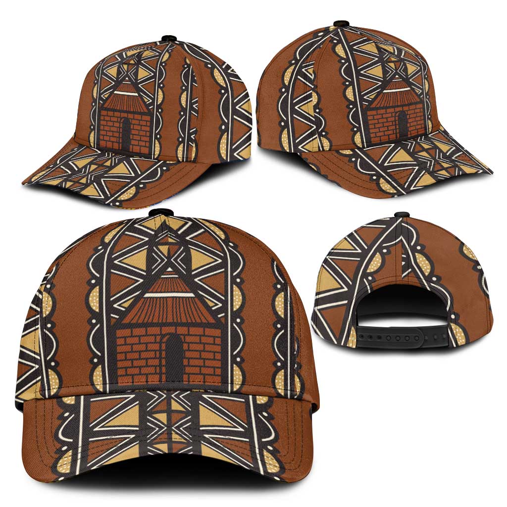 Mali Mud Cloth Village Legacy Classic Cap African Tribal Pattern - African Pride