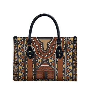 Mali Mud Cloth African Village Leather Bag Ethnic Geometry Style