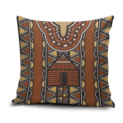 Mali Mud Cloth African Village Pillow Cover Ethnic Geometry Style