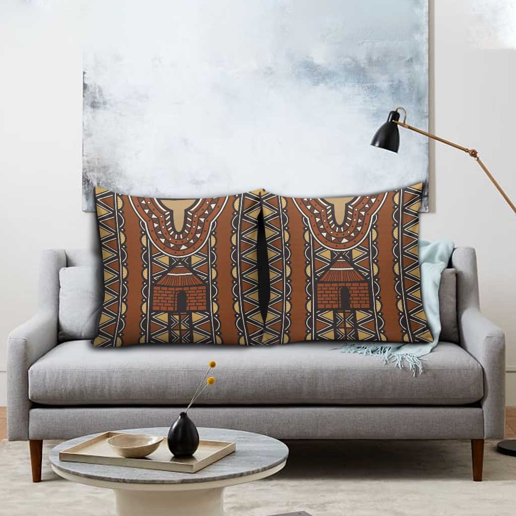 Mali Mud Cloth African Village Pillow Cover Ethnic Geometry Style
