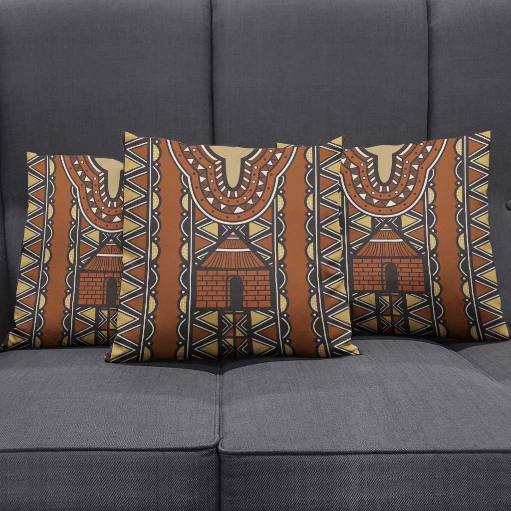Mali Mud Cloth African Village Pillow Cover Ethnic Geometry Style
