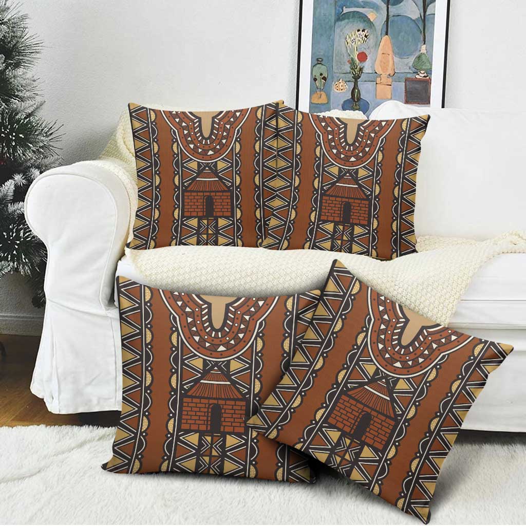Mali Mud Cloth African Village Pillow Cover Ethnic Geometry Style