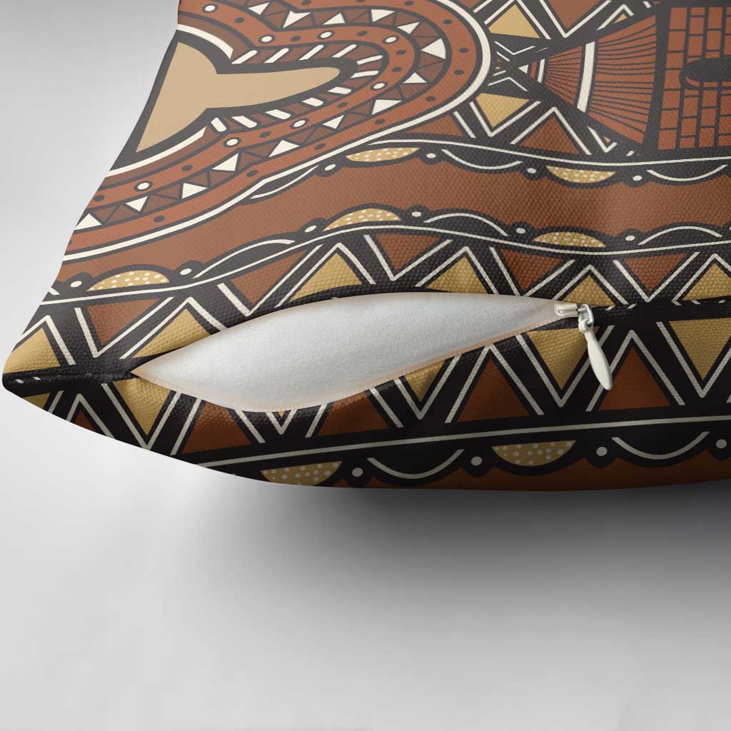 Mali Mud Cloth African Village Pillow Cover Ethnic Geometry Style