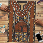 Mali Mud Cloth African Village Puzzle Ethnic Geometry Style