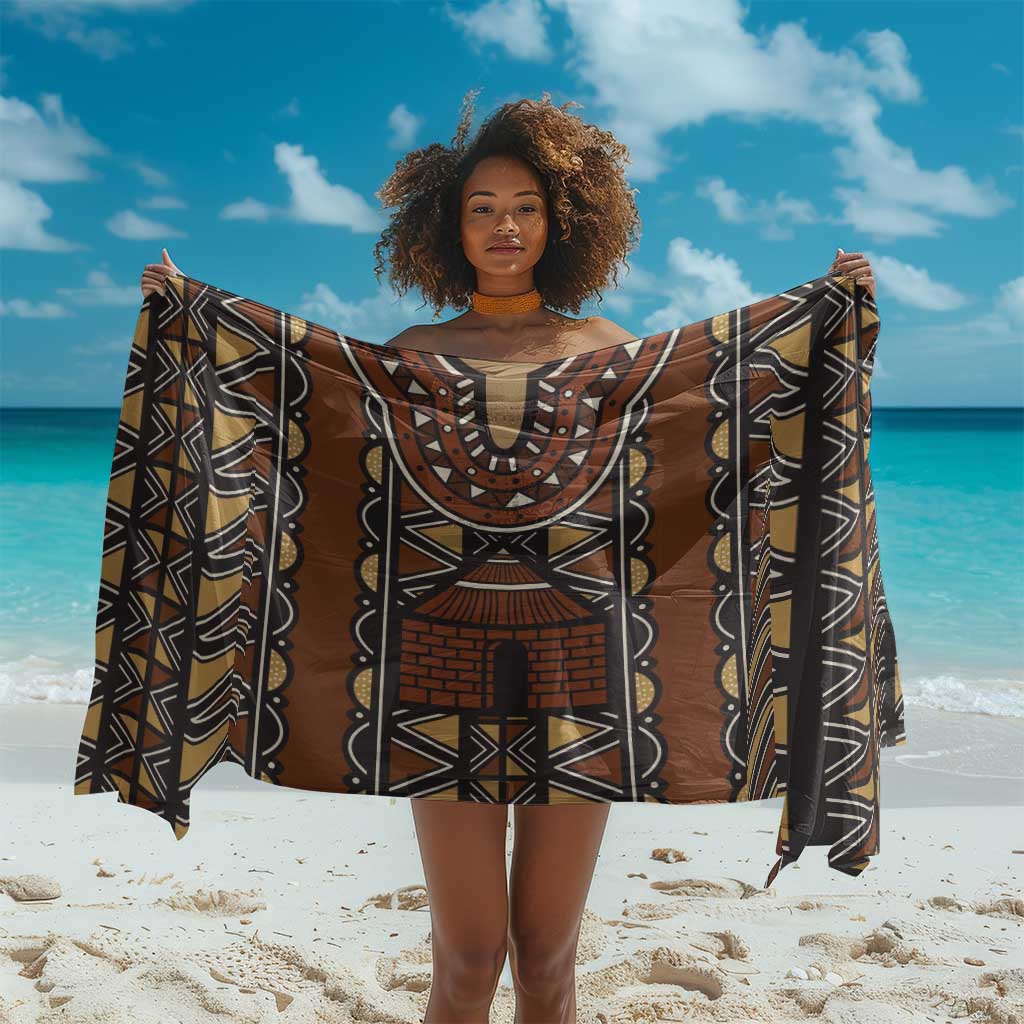 Mali Mud Cloth Village Legacy Sarong African Tribal Pattern - African Pride