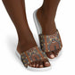 Mali Mud Cloth African Village Slide Sandals Ethnic Geometry Style