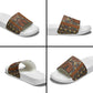 Mali Mud Cloth African Village Slide Sandals Ethnic Geometry Style