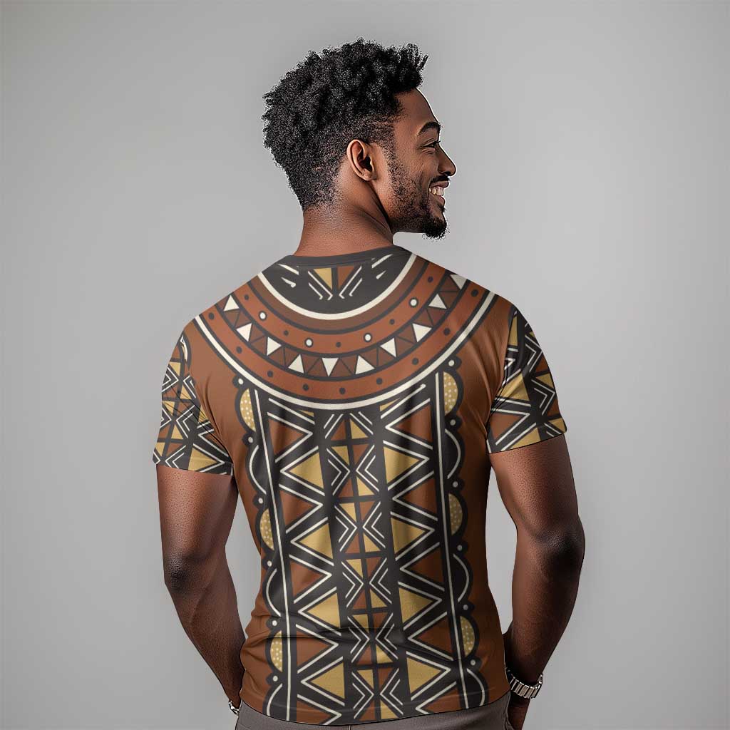 Mali Mud Cloth Village Legacy T shirt African Tribal Pattern - African Pride