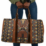 Mali Mud Cloth African Village Travel Bag Ethnic Geometry Style