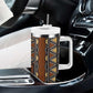 Mali Mud Cloth Village Legacy Tumbler With Handle African Tribal Pattern - African Pride