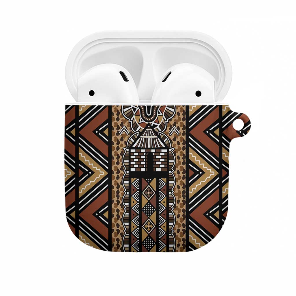 Mali Mud Cloth Leopards Legacy AirPods Case Tribal Village