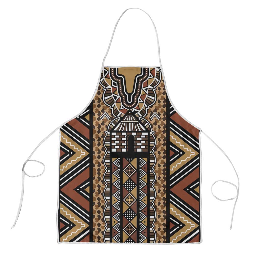 Mali Mud Cloth Leopards Legacy Apron Tribal Village