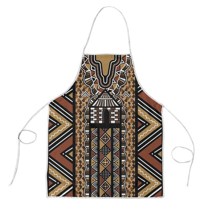 Mali Mud Cloth Leopards Legacy Apron Tribal Village