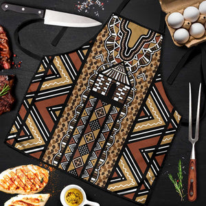 Mali Mud Cloth Leopards Legacy Apron Tribal Village