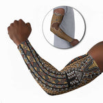 Mali Mud Cloth Leopards Legacy Arm Sleeves Tribal Village