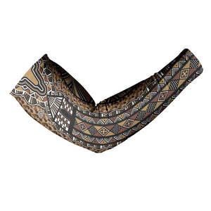 Mali Mud Cloth Leopards Legacy Arm Sleeves Tribal Village