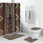 Mali Mud Cloth Leopards Legacy Bathroom Set Tribal Village