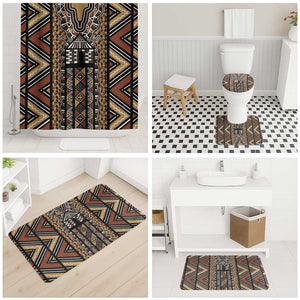 Mali Mud Cloth Leopards Legacy Bathroom Set Tribal Village