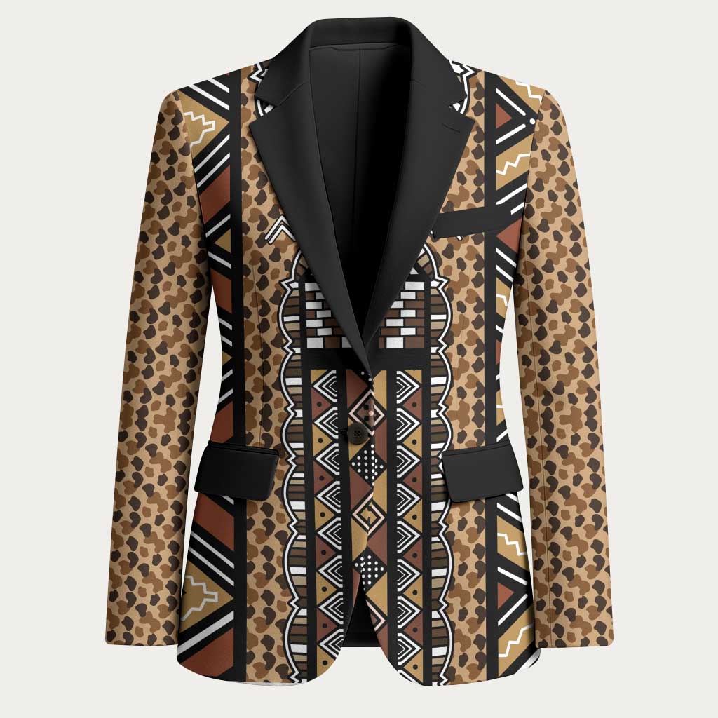 Mali Mud Cloth Leopards Legacy Blazer Tribal Village