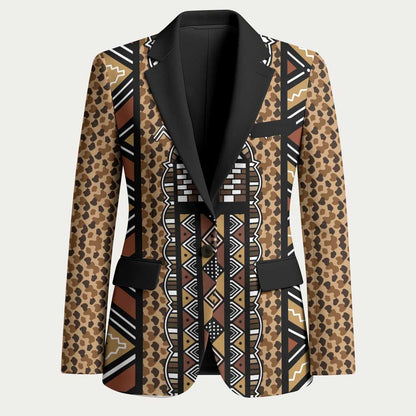Mali Mud Cloth Leopards Legacy Blazer Tribal Village