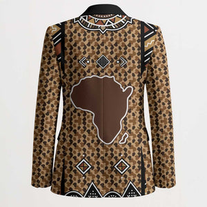Mali Mud Cloth Leopards Legacy Blazer Tribal Village