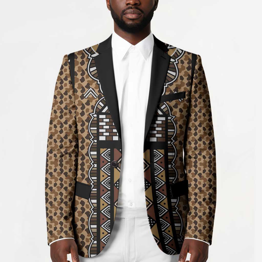 Mali Mud Cloth Leopards Legacy Blazer Tribal Village