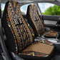 Mali Mud Cloth Leopards Legacy Car Seat Cover African Tribal Pattern - African Pride