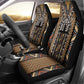 Mali Mud Cloth Leopards Legacy Car Seat Cover African Tribal Pattern - African Pride