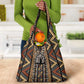 Mali Mud Cloth Leopards Legacy Grocery Bag African Tribal Pattern - African Pride