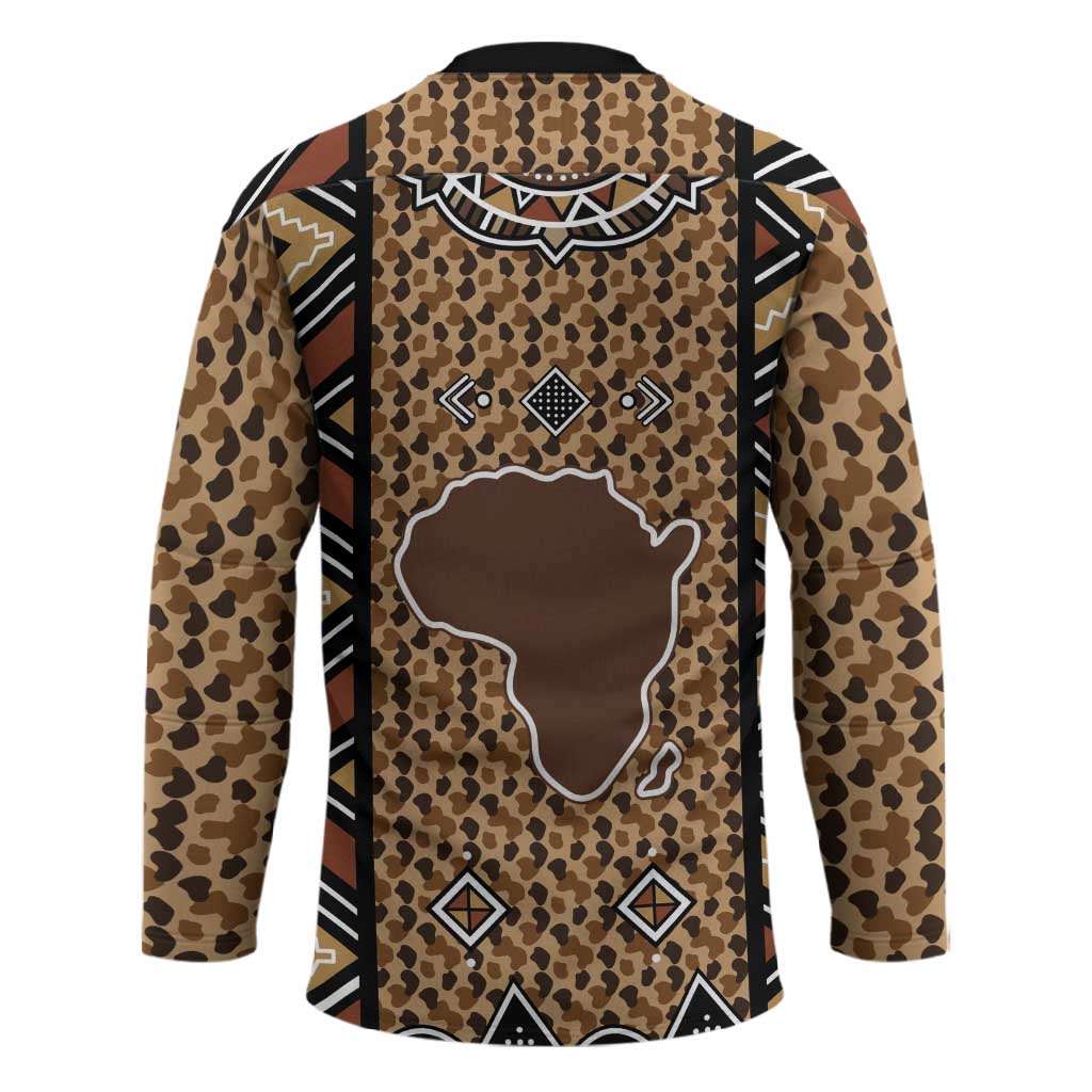 Mali Mud Cloth Leopards Legacy Hockey Jersey Tribal Village