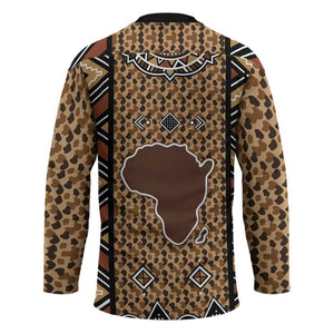 Mali Mud Cloth Leopards Legacy Hockey Jersey Tribal Village