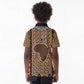 Mali Mud Cloth Leopards Legacy Kid Polo Shirt African Tribal Pattern - African Pride