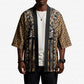 Mali Mud Cloth Leopards Legacy Kimono Tribal Village
