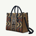 Mali Mud Cloth Leopards Legacy Leather Bag Tribal Village