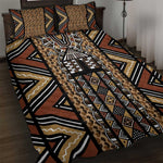 Mali Mud Cloth Leopards Legacy Quilt Bed Set African Tribal Pattern - African Pride