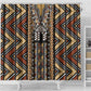 Mali Mud Cloth Leopards Legacy Shower Curtain African Tribal Pattern - African Pride