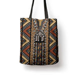 Mali Mud Cloth Leopards Legacy Tote Bag Tribal Village