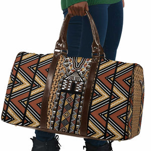 Mali Mud Cloth Leopards Legacy Travel Bag Tribal Village